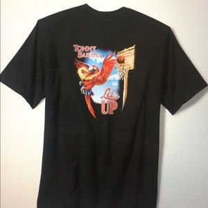 Tommy bahama relax parrot lei up    Playing basketball shirt design NWT